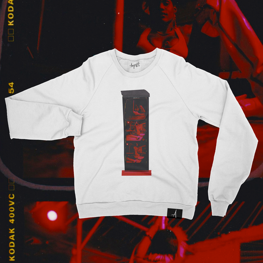 August x Dylan Maddux 'Jamaica Red' Crew Neck